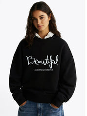 Kotty Women Printed Round Neck Sweatshirt