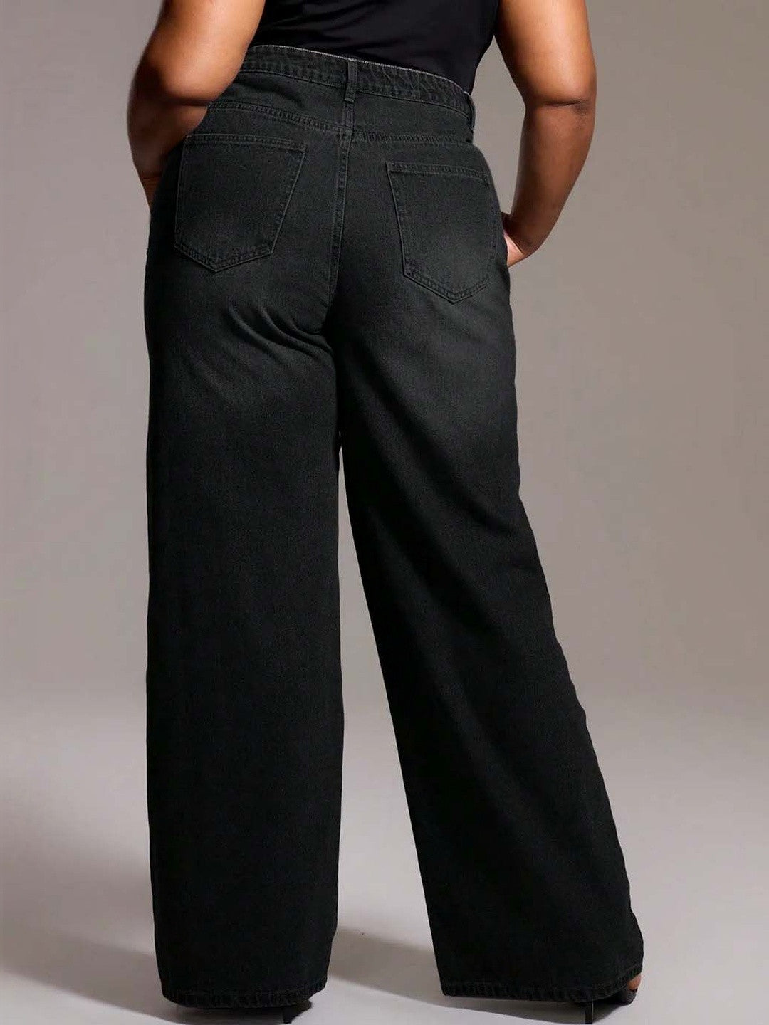 Kotty Women Daily Wear Wide Fit Denim Jeans