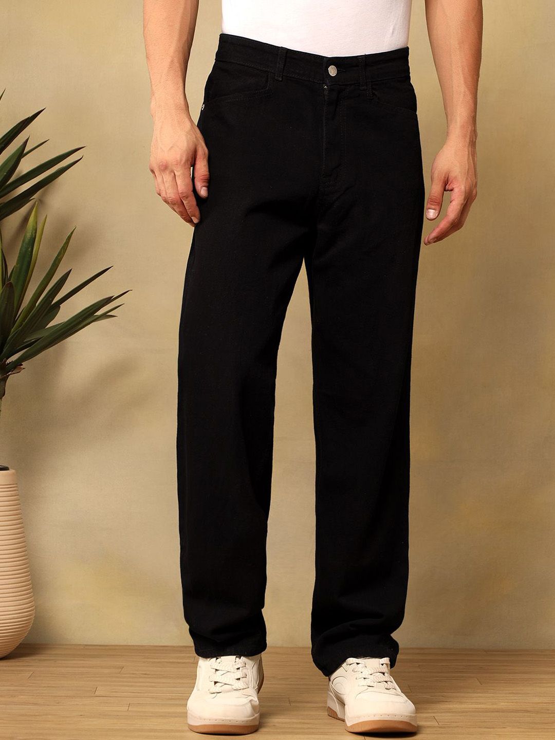 Kotty Men Regular Fit Mid-Rise Cotton Stretchable Jeans