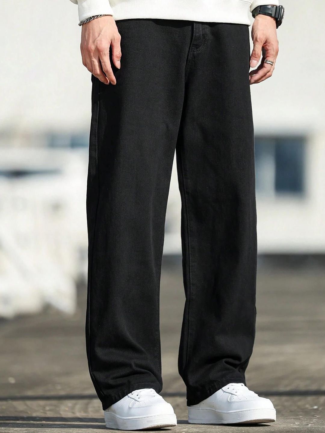 Kotty Men Regular Fit Mid-Rise Stretchable Jeans