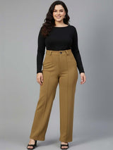 Kotty Women Chic High-Rise Workwear Pants