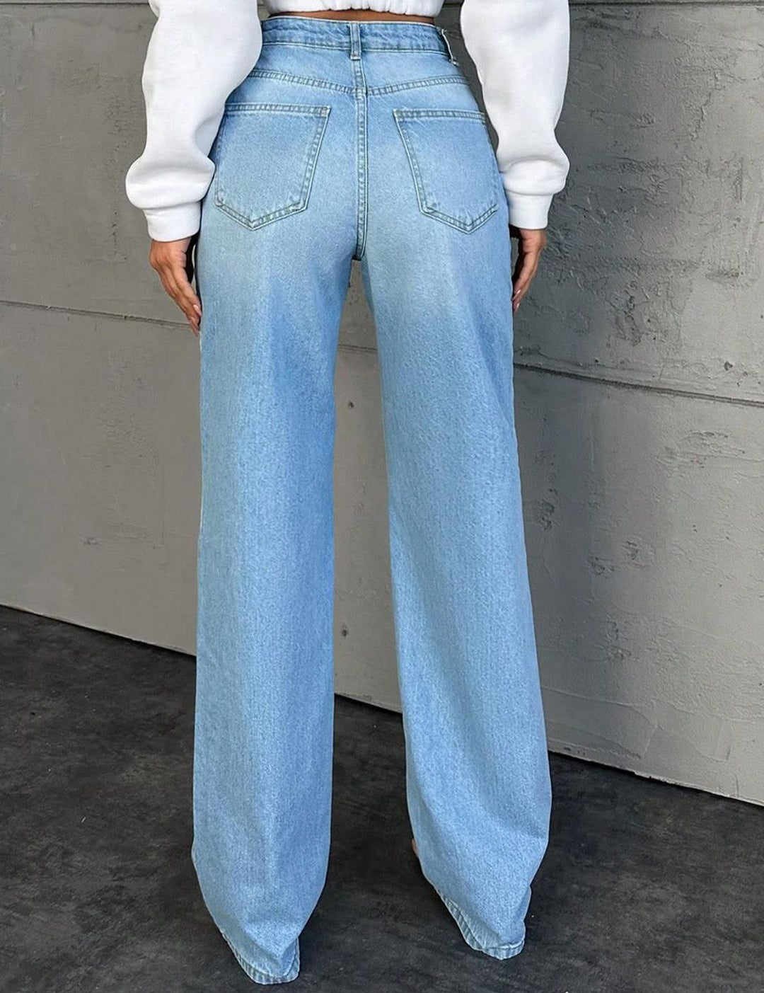 Kotty Women Cotton Straight Fit High-Rise  Jeans