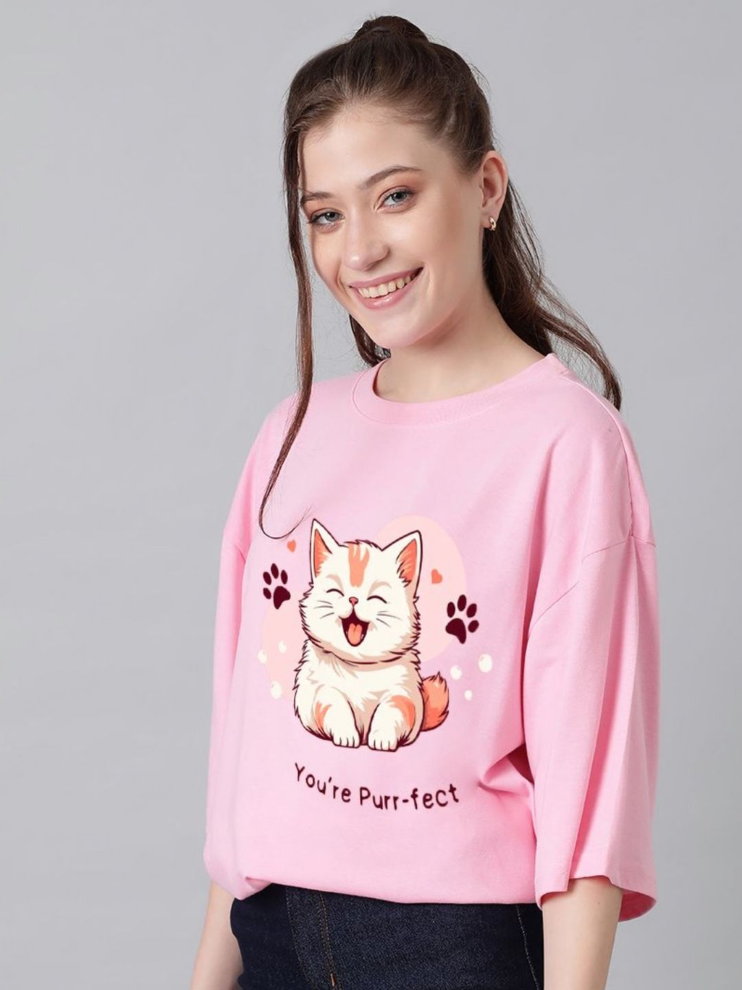 Kotty Women Printed T-shirt