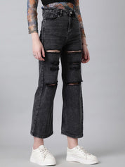 Kotty Women High-Rise Mildly Distressed Stretchable Jeans