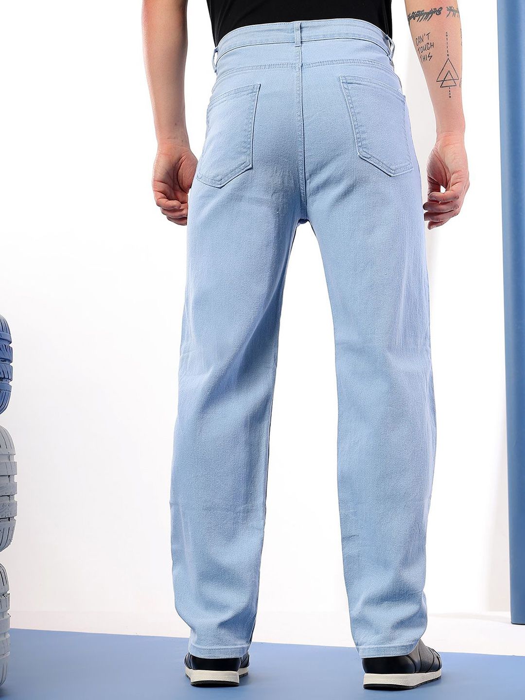 Kotty Men Comfort Regular Fit Mid-Rise Stretchable Jeans