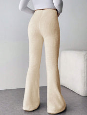 Kotty Women Solid Bootcut High-Rise Trousers