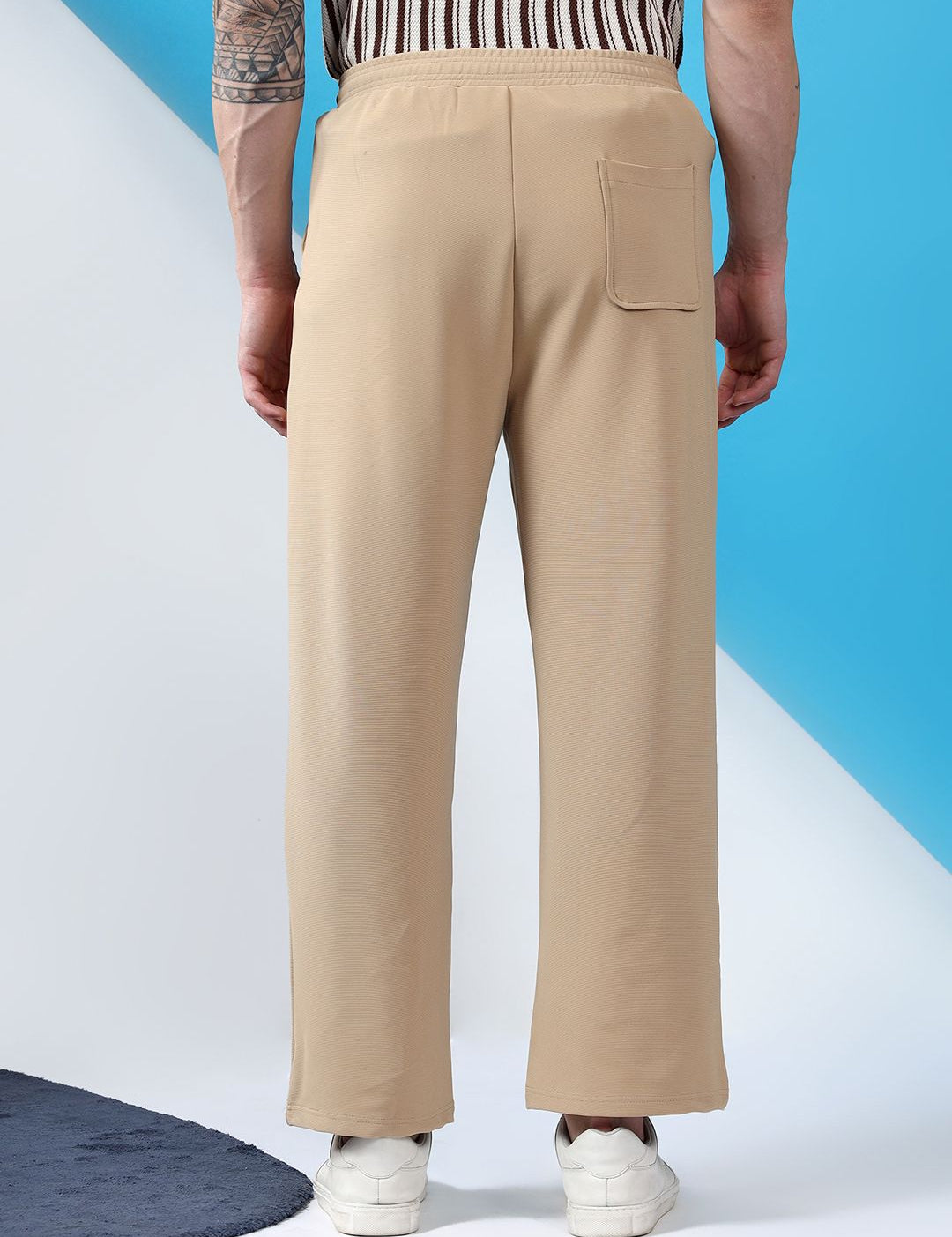 Kotty Men Low-Rise Pleated Trousers