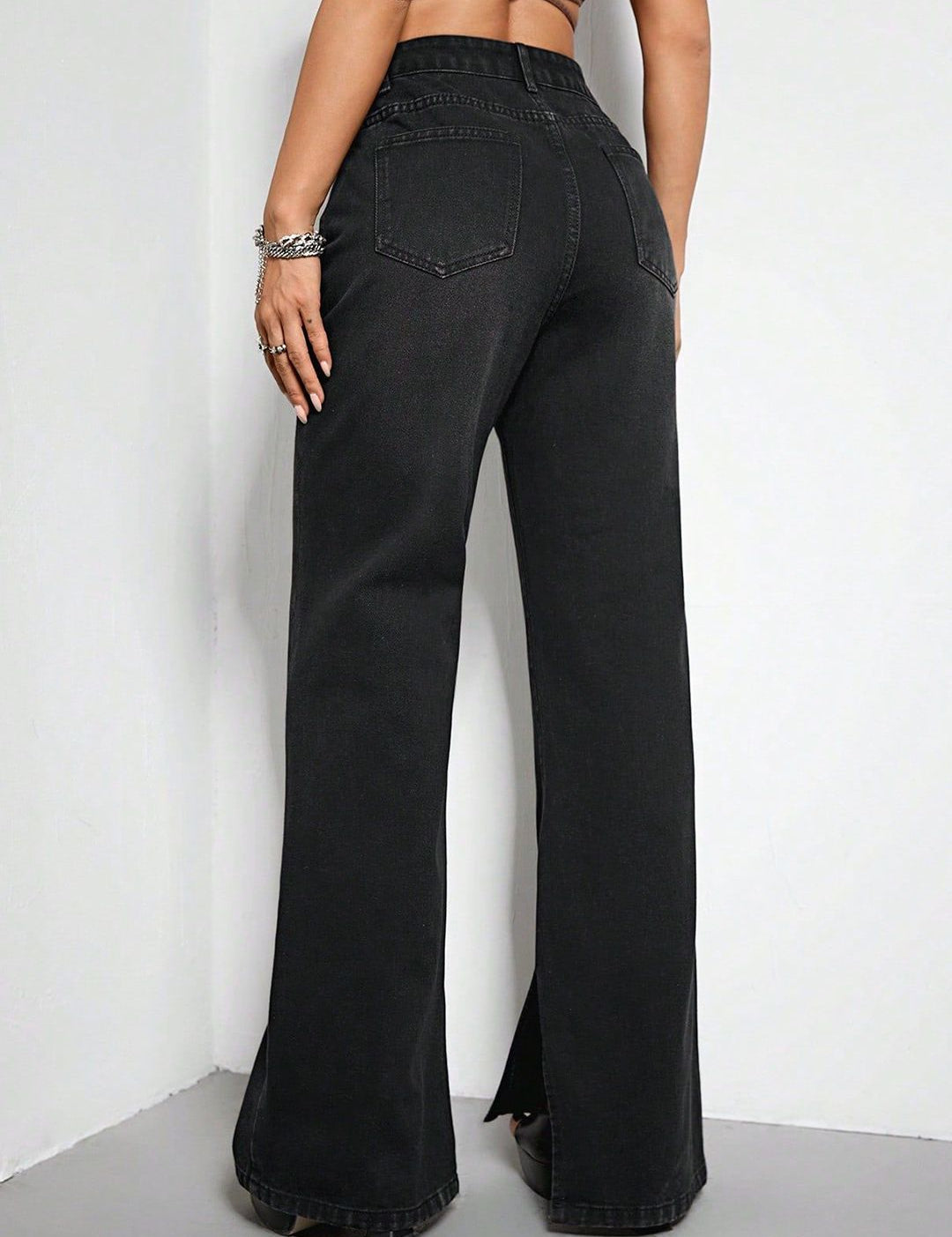 Kotty Women Jean Bootcut High-Rise Stretchable Jeans