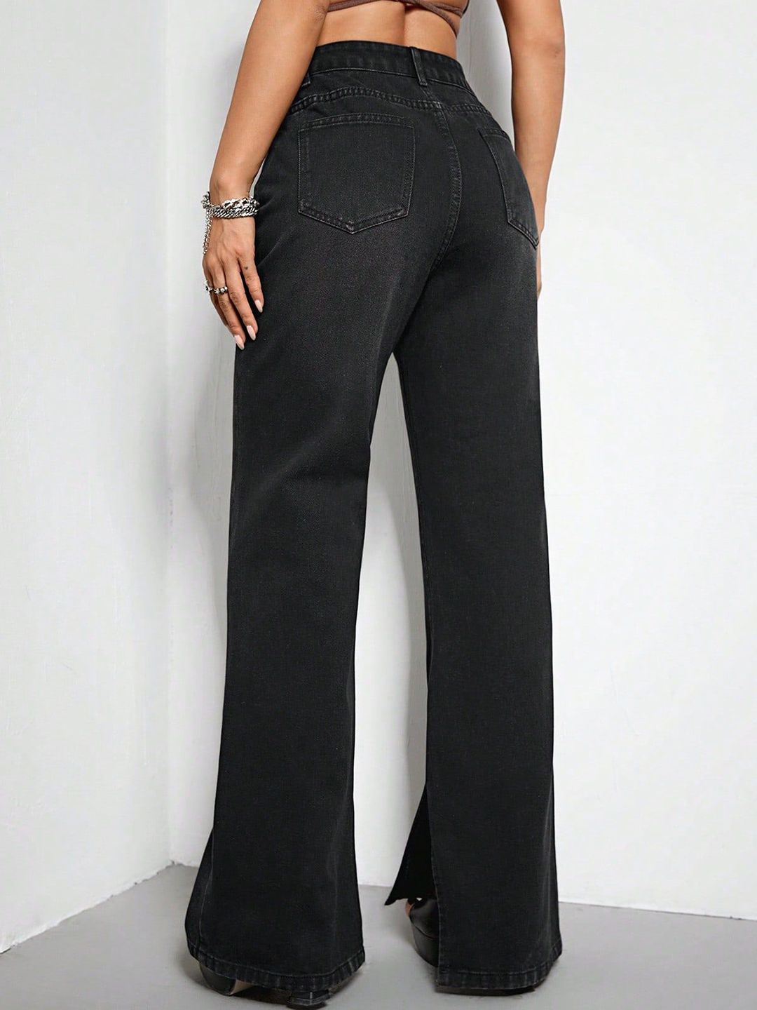 Kotty Women Jean Bootcut High-Rise Stretchable Jeans