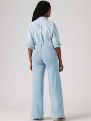 Kotty Women Flared High-Rise Stretchable Cotton  Jeans