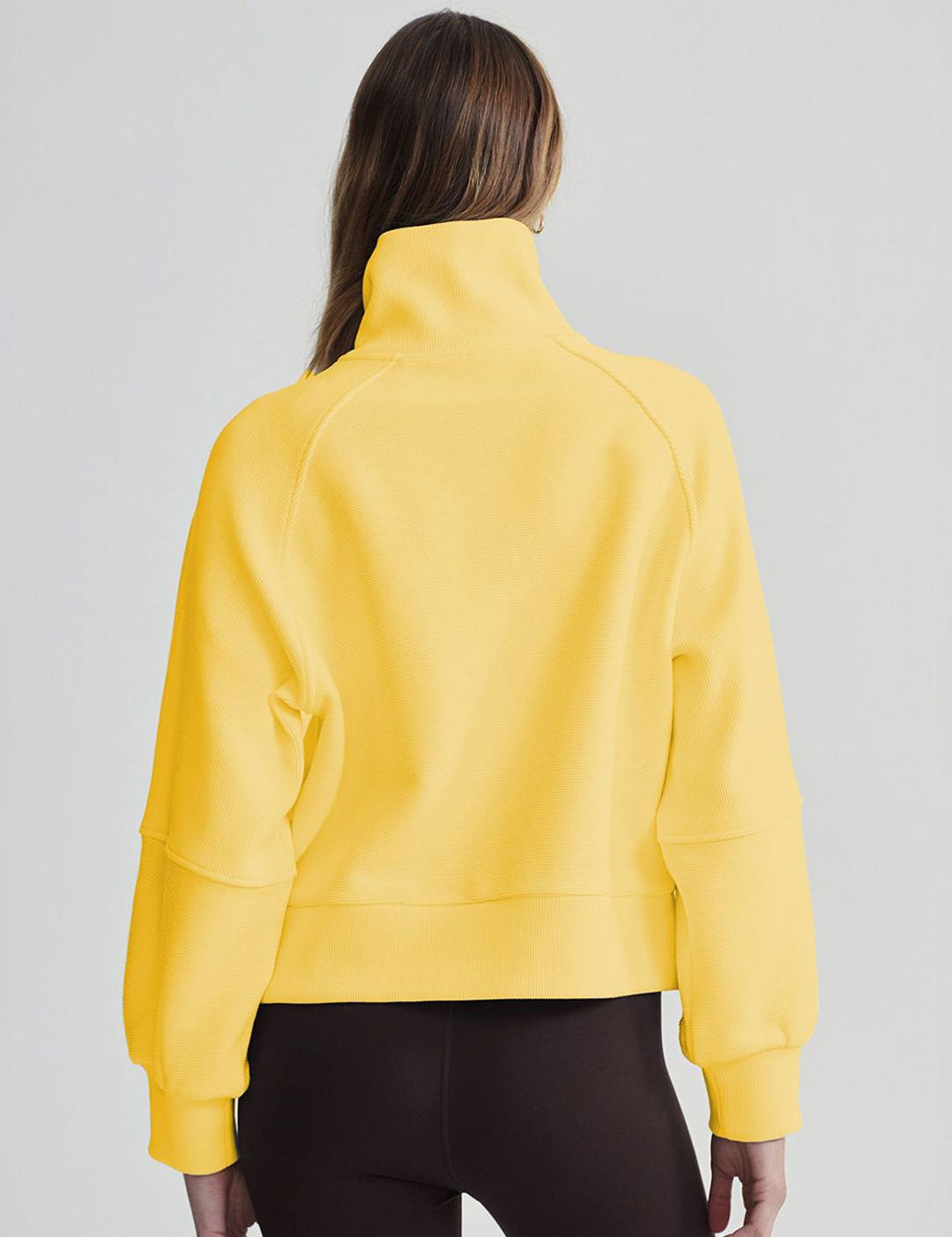 Kotty Women Shirt Collar Long Sleeves Sweatshirt