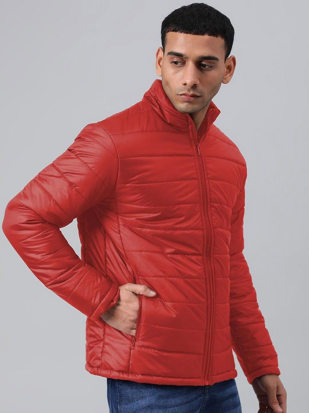 Kotty Men Mock Collar Puffer Jacket