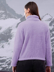 Kotty Women Solid Full Sleeve Sweatshirt