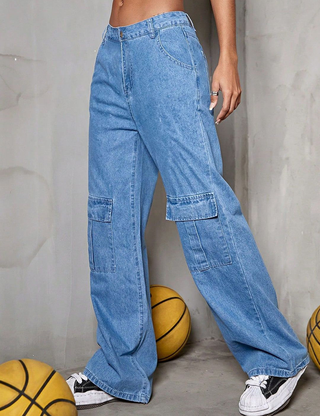 Kotty Women Jean Straight Fit High-Rise Stretchable Jeans