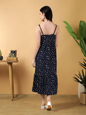 Kotty Women Floral Printed Fit & Flare Midi Dress