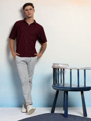 Kotty Men Opaque Textured Casual Shirt