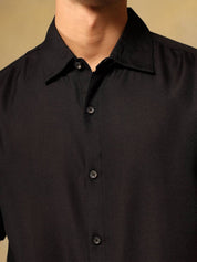 Kotty Comfort Spread Collar Linen Regular Fit Shirt