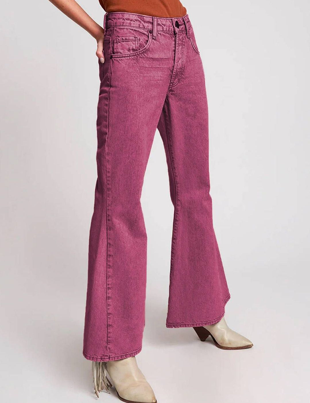 Kotty Women Flared High-Rise Stretchable Jeans