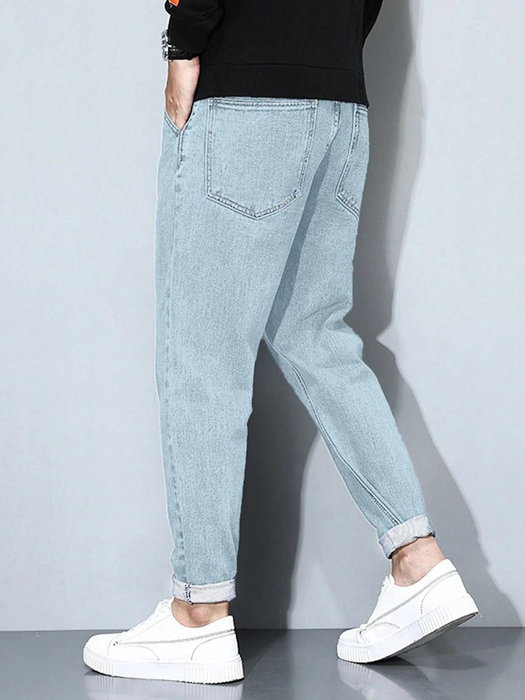 Kotty Men Straight Fit Low-Rise Stretchable Jeans