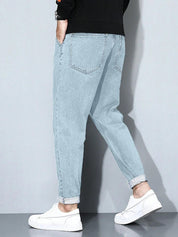 Kotty Men Straight Fit Low-Rise Stretchable Jeans