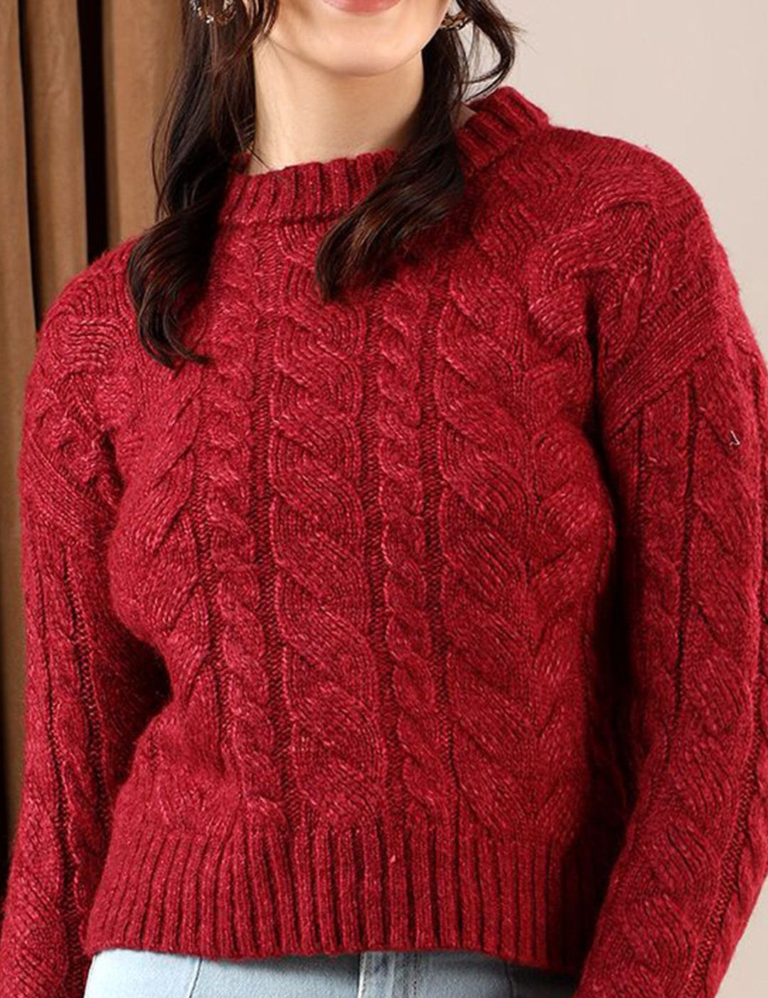Kotty Women Cable Knit Pullover