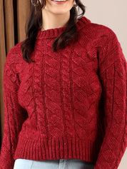 Kotty Women Cable Knit Pullover