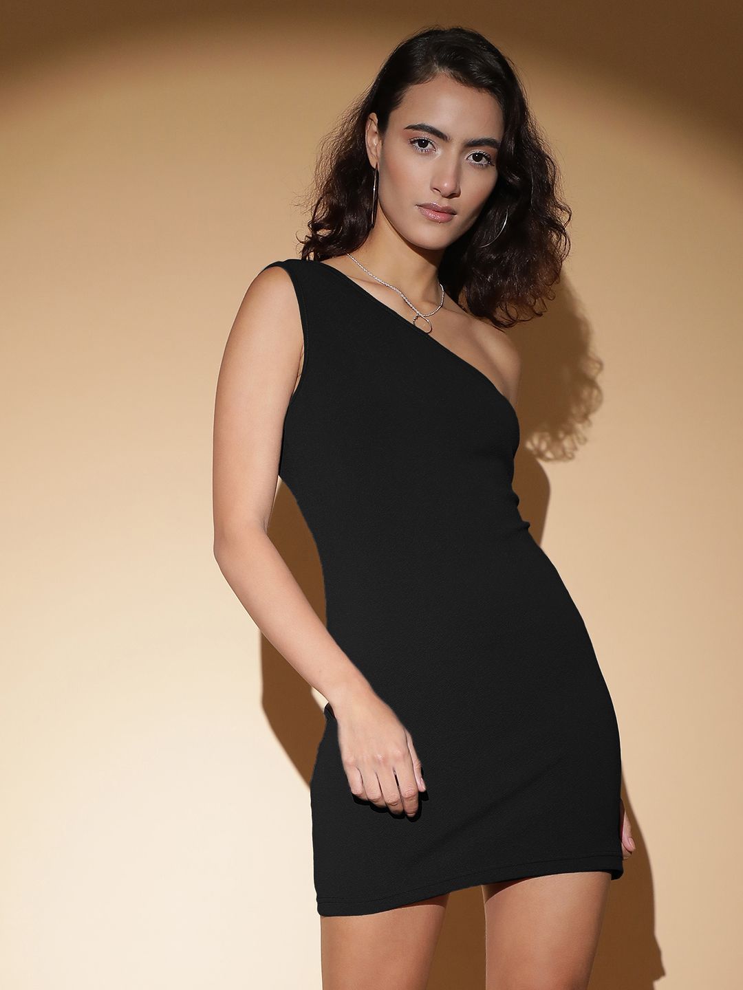 Kotty Women Solid Bodycon Mini Dress