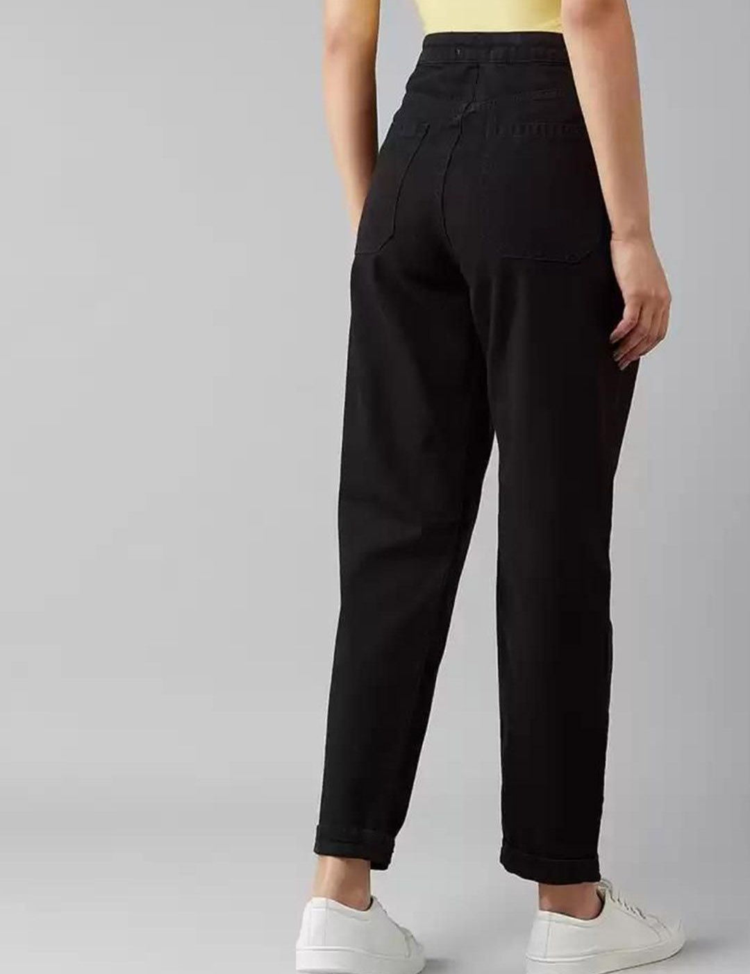 Kotty Women Straight Fit High-Rise Cotton Stretchable Jeans