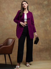 Kotty Solid Long Sleeves Overcoat