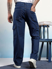 Kotty Men Straight Fit Low-Rise Stretchable Jeans
