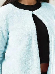 Kotty Women Round Neck Front-Open Sweatshirt