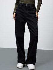 Kotty Women Jean Wide Leg Stretchable Jeans