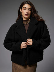 Kotty Lightweight Open Front Lapel Collar Jacket