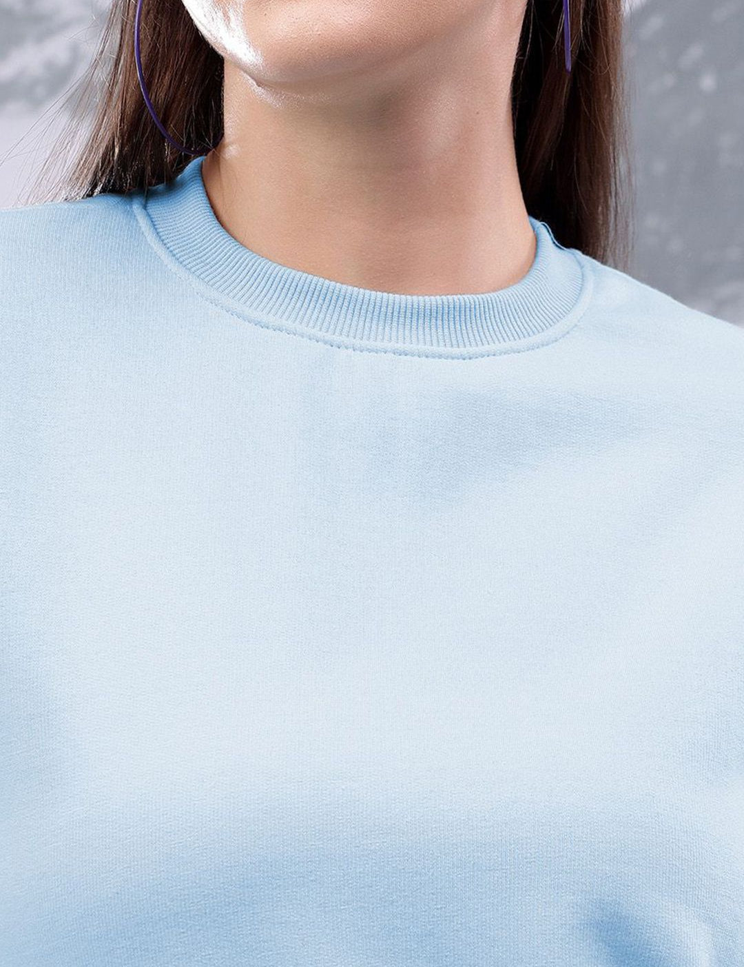 Kotty Women Round Neck Pullover Sweatshirt