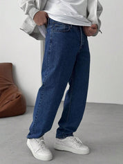 Kotty Men Straight Fit Low-Rise Stretchable Jeans