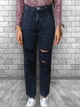 Kotty Women Regular Fit High-Rise Highly Distressed Stretchable Jeans