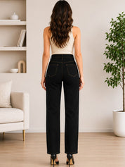 Kotty Women Jean Bootcut Straight Fit High-Rise Stretchable Jeans