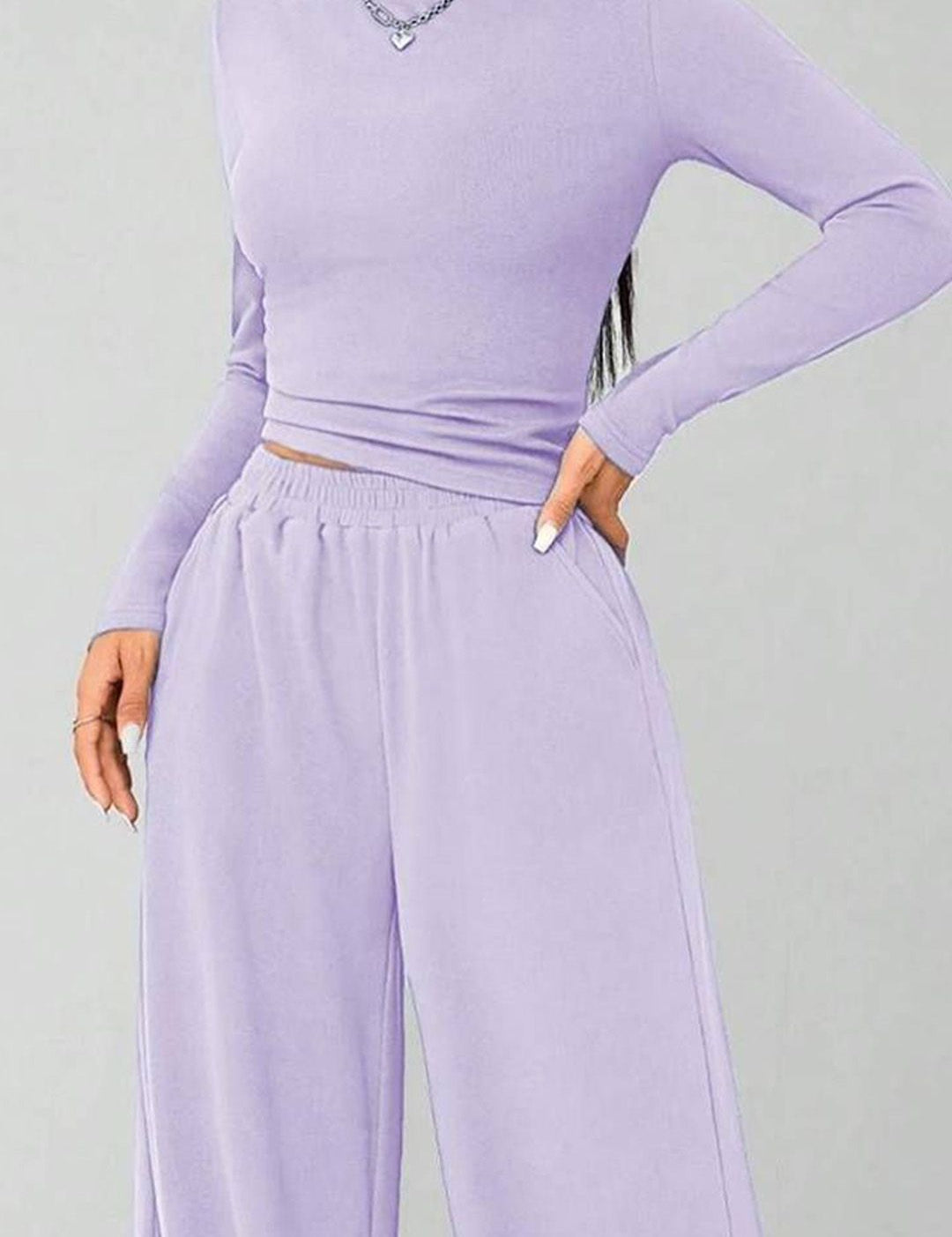 Kotty  Boat Neck Top With Trousers Co-Ords