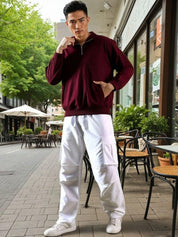 Kotty Men Shirt Collar Cotton Sweatshirt