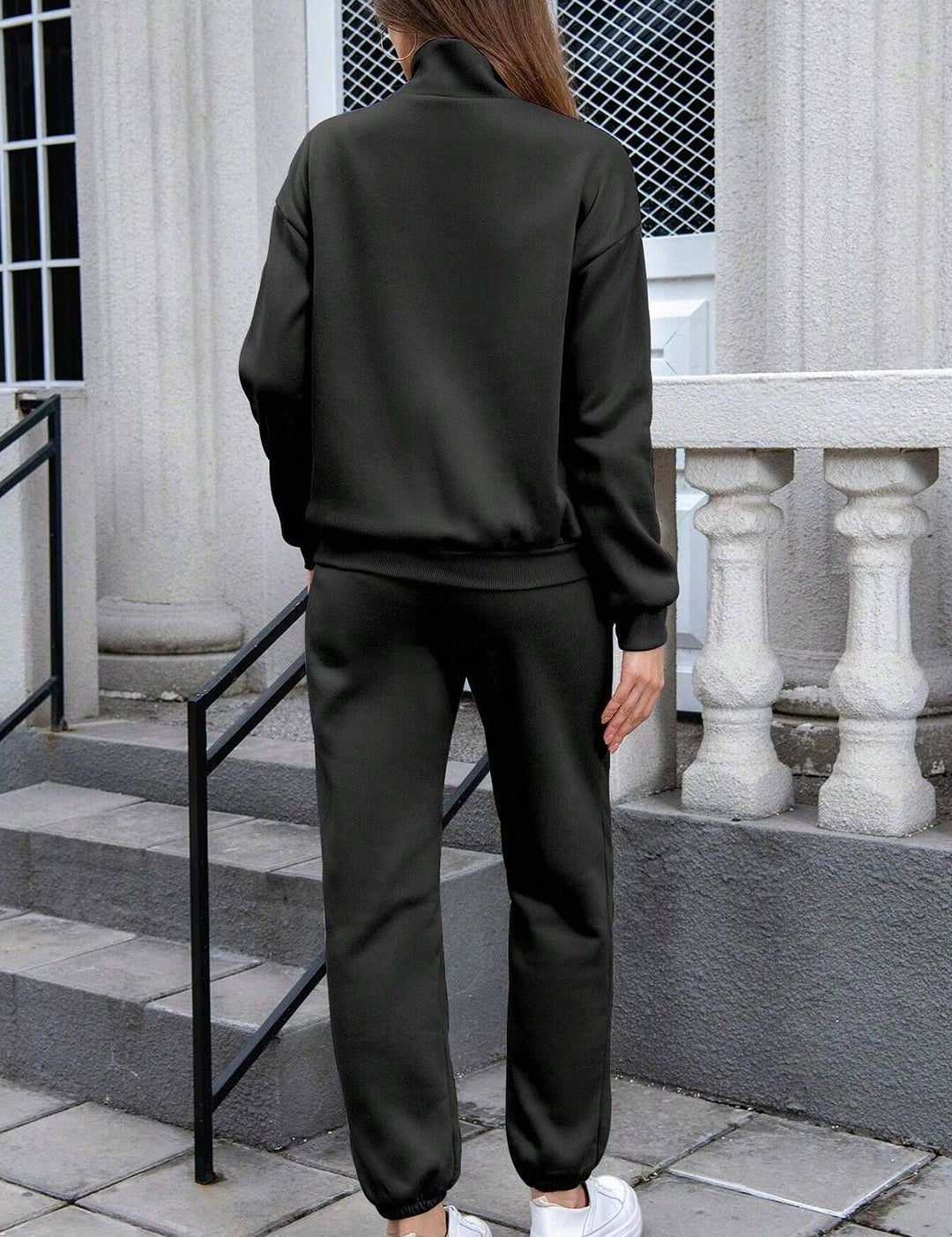 Kotty High Neck Sweatshirt With Joggers Co-Ords