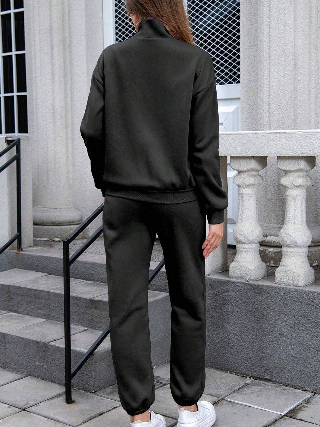 Kotty High Neck Sweatshirt With Joggers Co-Ords