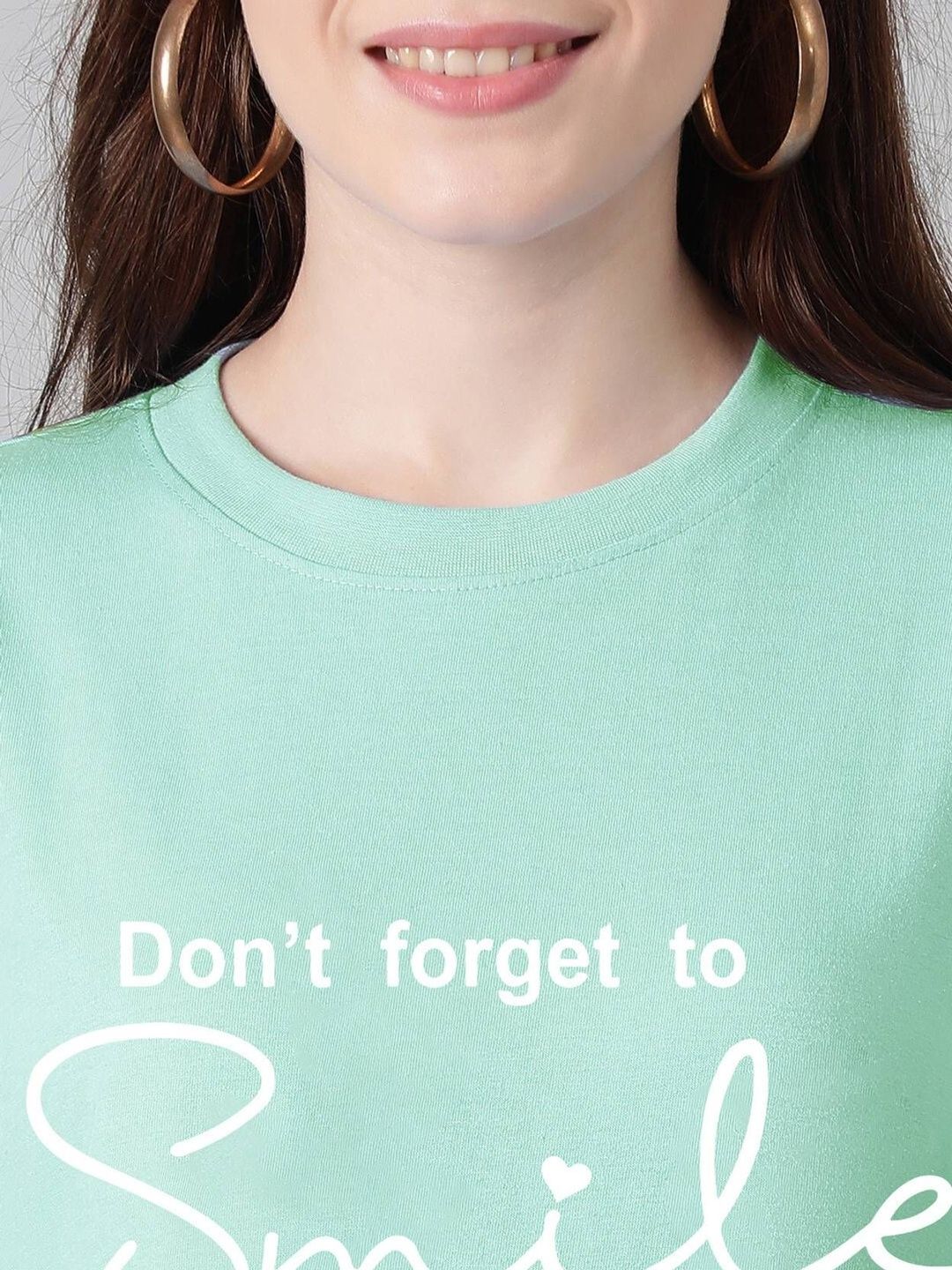 Kotty Women Typography Printed T-shirt