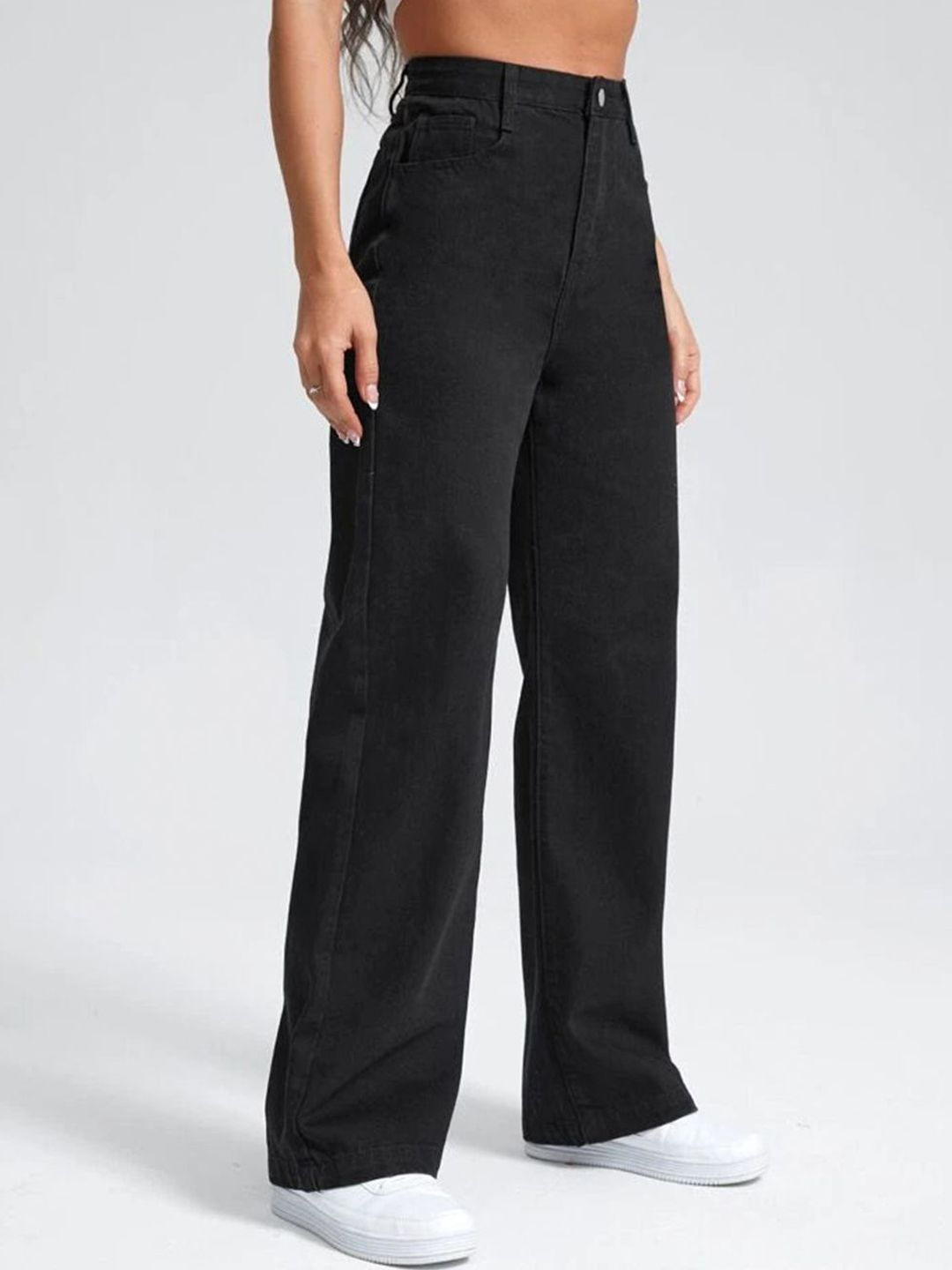 Kotty Women Jean Wide Leg High-Rise Stretchable Jeans