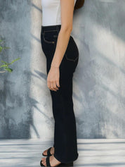 Kotty Women Regular Fit High-Rise Stretchable Boot-Cut Jeans