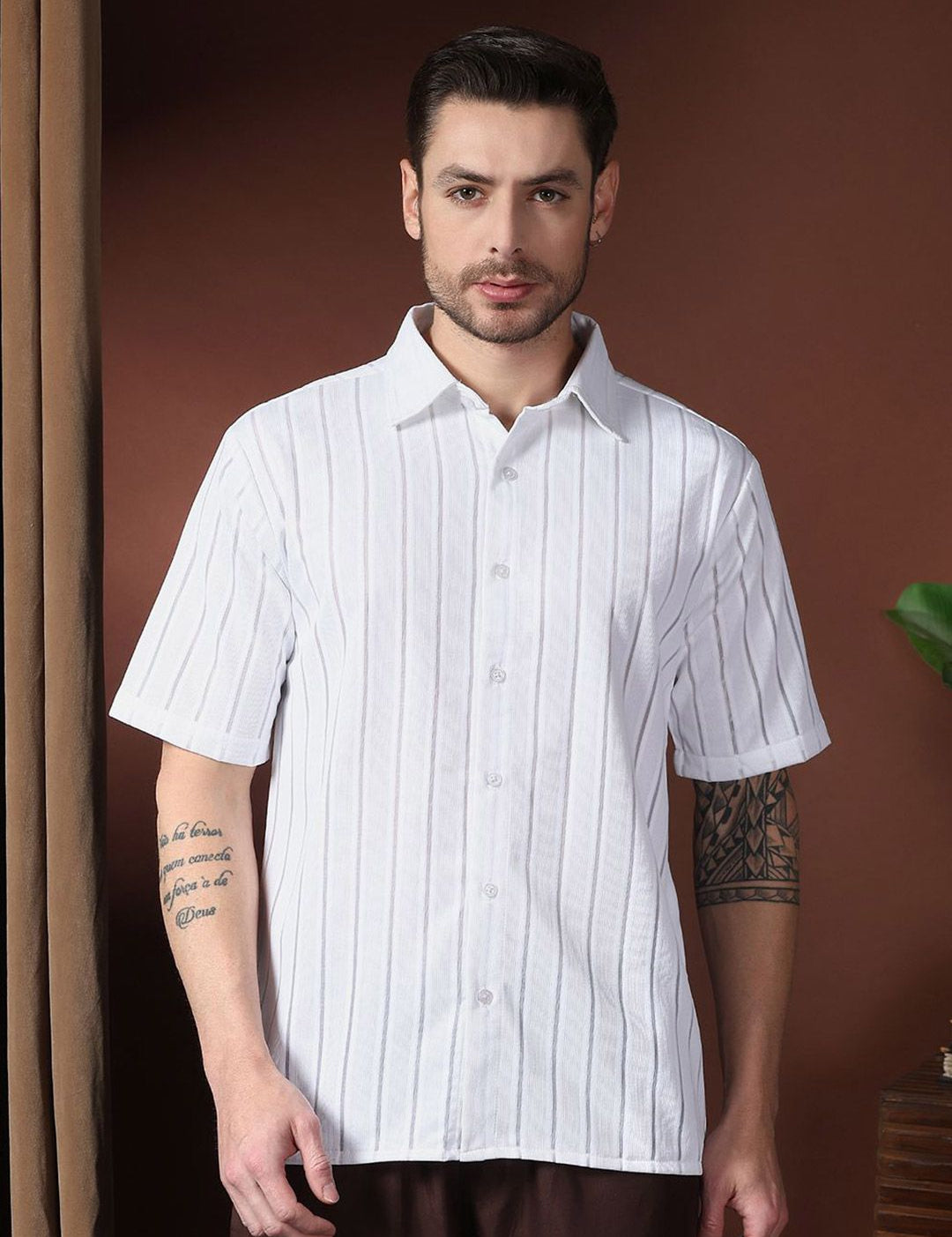 Kotty Men Classic Opaque Casual Shirt