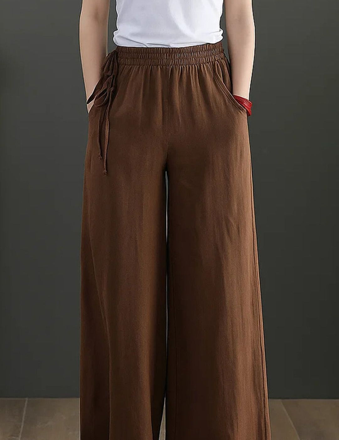 Kotty Women Loose Fit High-Rise Cotton Trouser