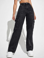 Kotty Women Jean Straight Fit High-Rise Stretchable Jeans