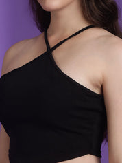 Kotty Women Solid Shoulder Straps Top