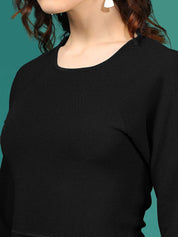 Kotty Women Solid Round Neck Top