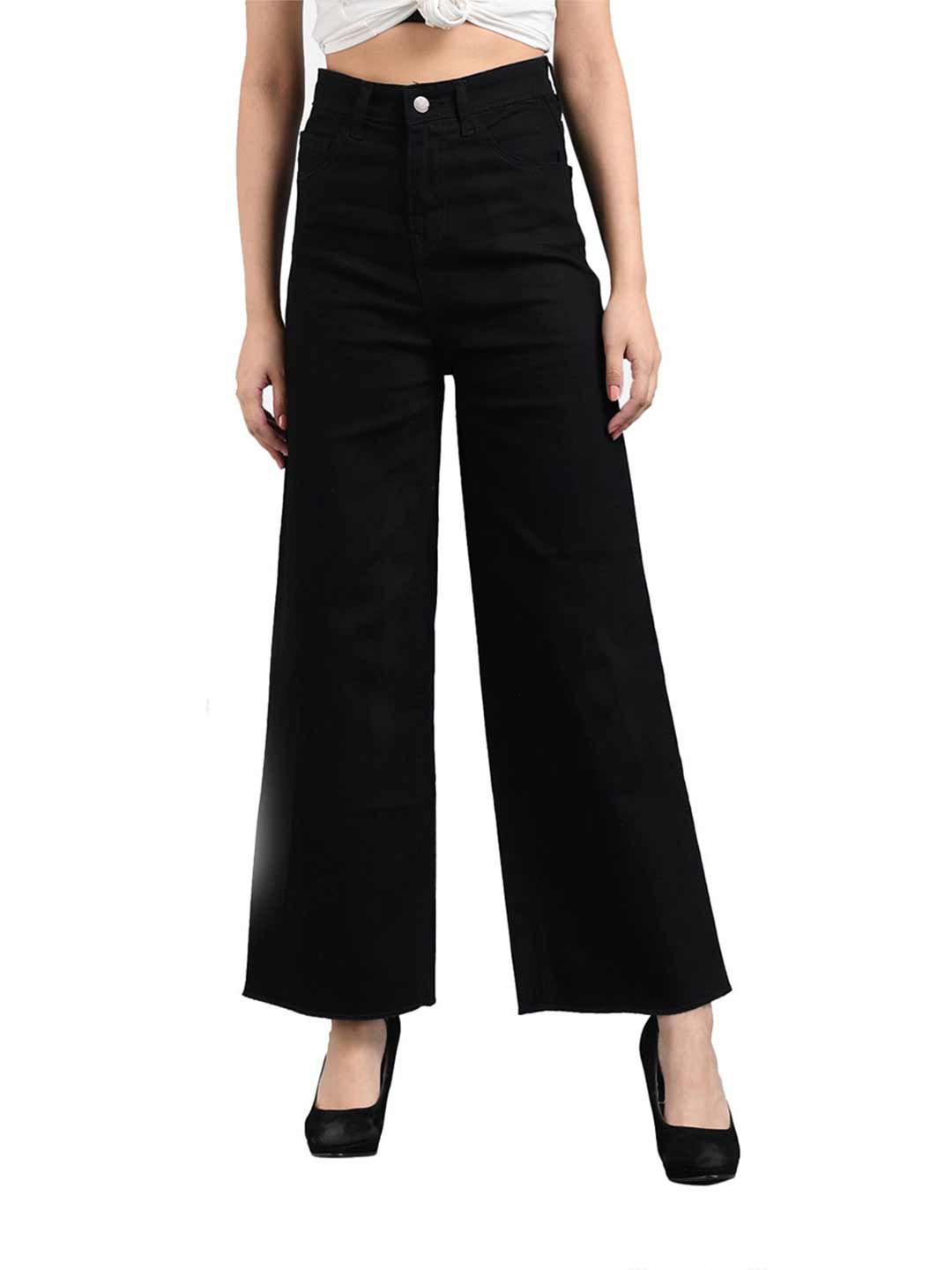 Kotty Pack Of 2 Women Flared Clean Look Stretchable Jeans